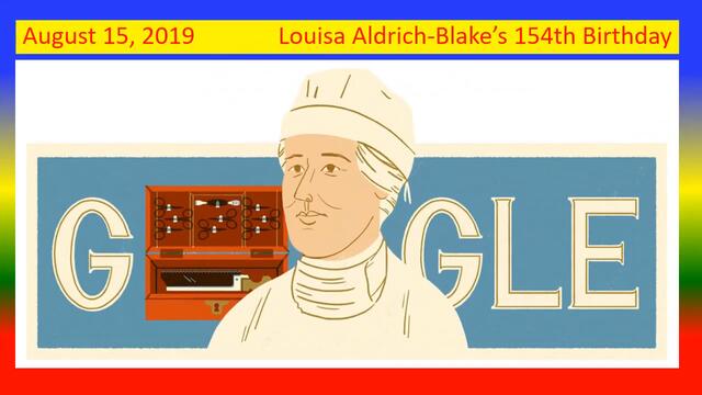 154 години от рождението на Луиза Олдрич-Блейк Louisa Aldrich Blake%u2019s 154th Birthday