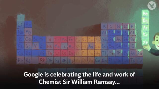 167 години от рождението на шотландския химик сър Уилям Рамзи ! Who was Sir William Ramsay