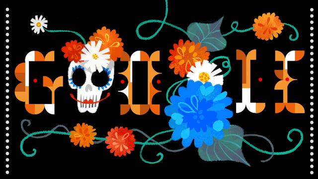 2 ноември 2019 г. Ден на мъртвите с Гугъл (Day of the Dead) 2019 google doodle