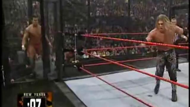Elimination Chamber 2005 Triple H,Edge,Chris Benoit,Chris Jericho,Batista and Randy Orton (World Heavyweight Championship) Part 2