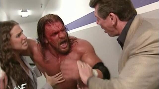 Triple H after chain match