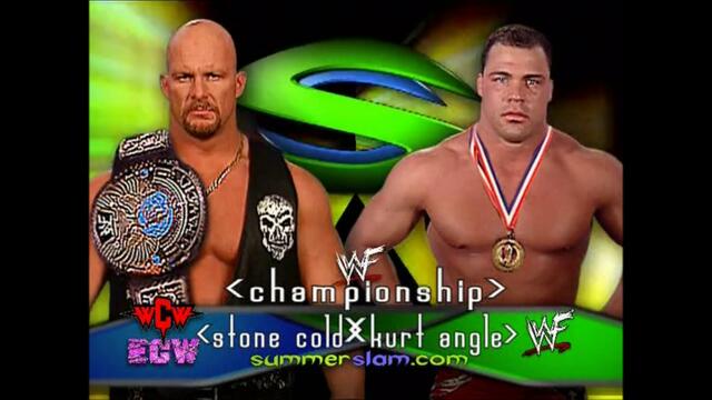 Kurt Angle vs Stone Cold Steve Austin (WWF Championship) Promo