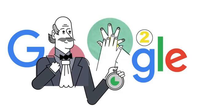 Игнац Земелвайс Google Ignaz Semmelweis! Google почита Игнац Земелвайс унгарски лекар въвел миенето на ръце в медицината