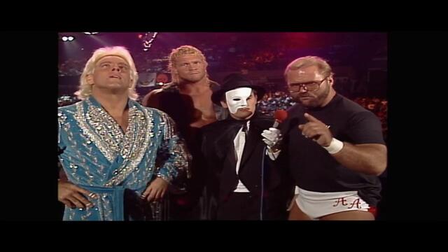 Ric Flair and Arn Anderson Interview Halloween Havoc PPV 1990