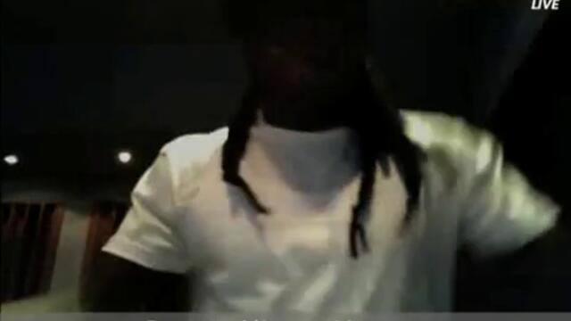 Lil Wayne dances to his No Ceilings Mixtape _LIVE on Ustream
