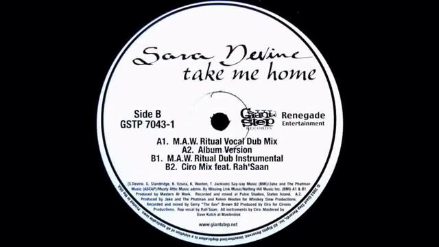 Заведи ме у дома! Sara Devine - Take Me Home (Masters At Work Ritual Vocal Dub RMX)