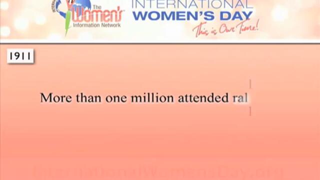 Международен Ден на Жената - 8-ми март - International Womens Day 2012