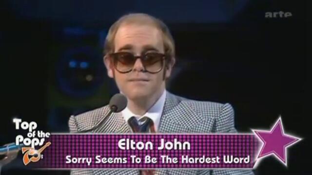 Elton John - Sorry Seems To Be The Hardest Word  1976