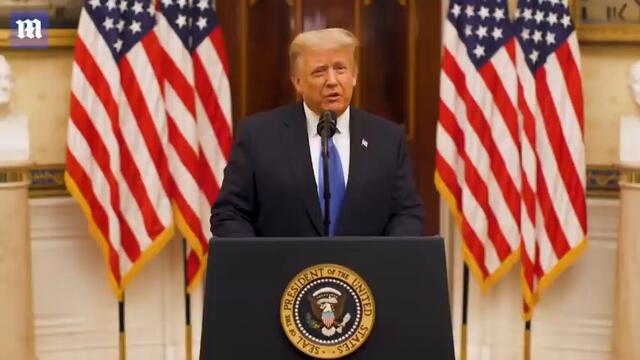 IN FULL: President Trump makes farewell address to the nation