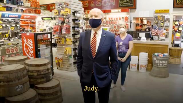 President Biden meets with hardware store owners
