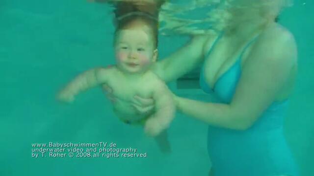 Уроци по плуване за бебета - Babyschwimmen - 2012 г.