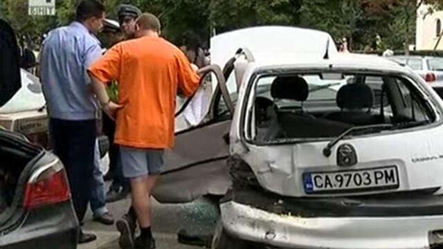 Катастрофа в центъра на София, без жертви