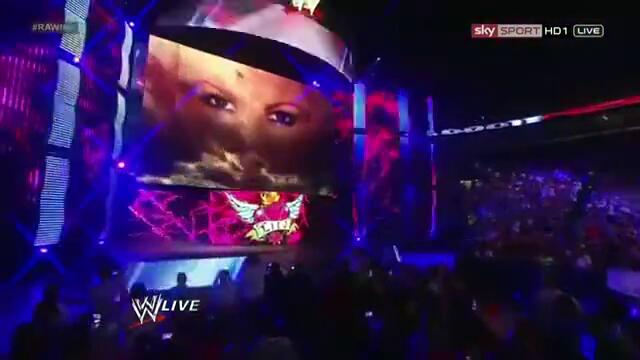 Lita &amp; A.P.A Returns (2012) vs. Heath Slater - WWE Raw 23/07/12 1000th Episode
