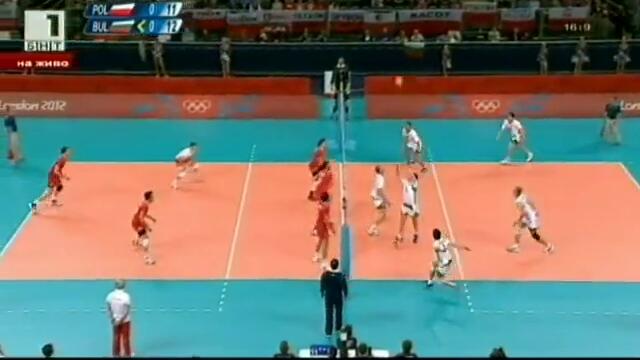 Олимпийски игри 2012 - България разби Полша с 3:1