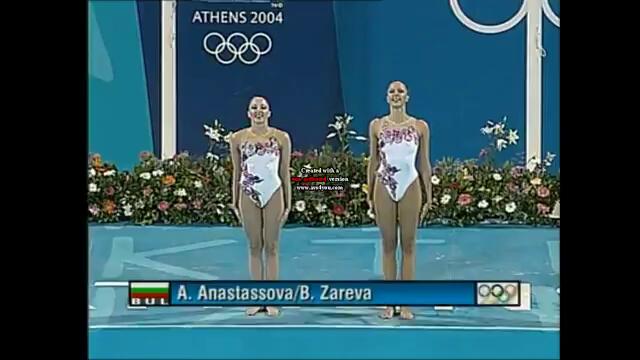 Синхронно плуване  - London 2012 Synchronised Swimming - България 2012 г -Bulgarian duo, Olympic