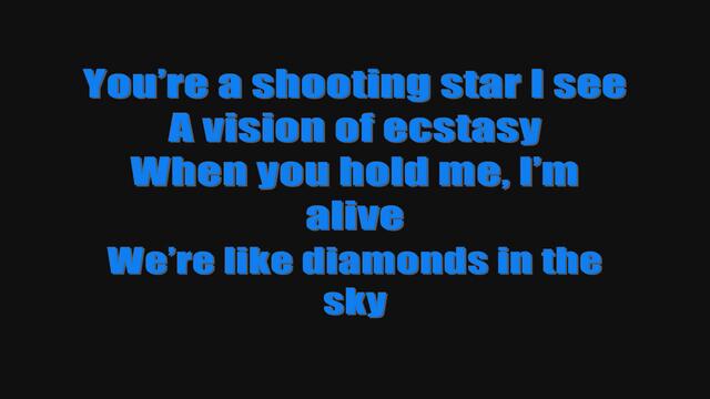 Премиера 2о12 Rihanna - Diamonds (Lyrics On Screen)