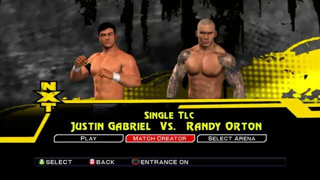 Svr11 Justin Gabriel vs. Randy Orton (Nxt Arena)