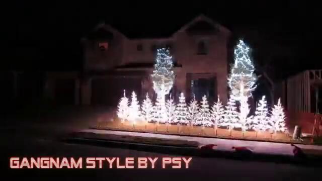 Весели празници - Christmas Lights Gangnam Style (Original)