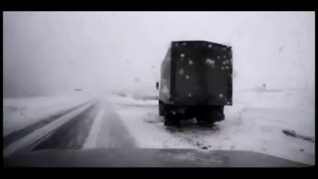 Ето как се кара в Русия през зимата