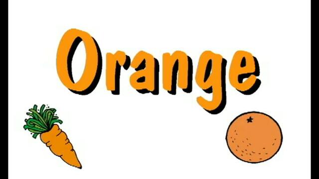 O-R-A-N-G-О orange - Kindergarten