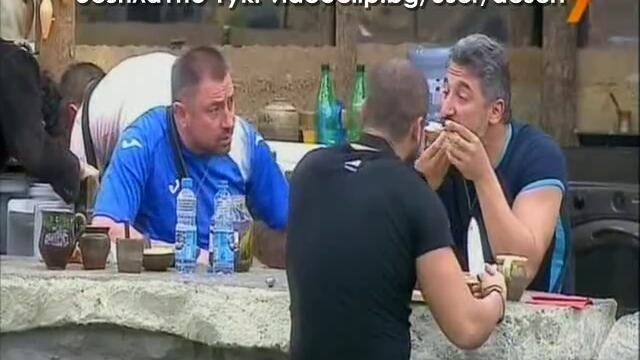 Жесток скандал между участниците в Къртицата (13.04.2013) - Епизод 17