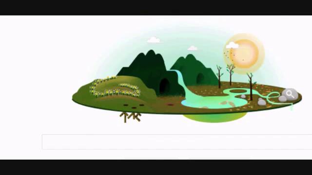 Ден на Земята Earth Day 2013 Google Doodle