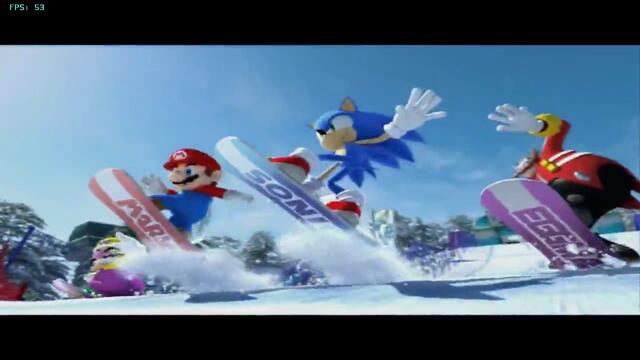 Mario &amp; Sonic at the Olympic Winter Games - Intro [HD] [720p]