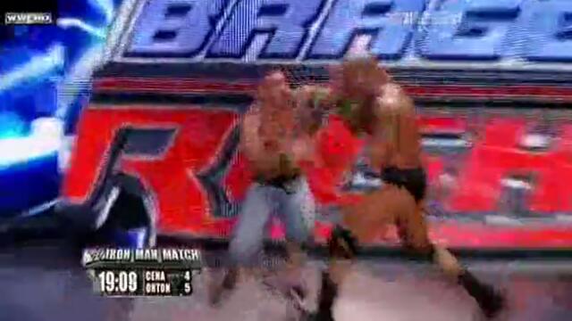 Randy Orton vs John Cena 3-3 ( Iron Man W W E Championship match) - Bragging Rights 2009