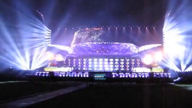 Сцената за концерта на Бон Джоуви в София - Stage for concert of Bon Jovi in Sofia