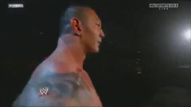 WWE RAW Batista vs Kofi Kingston