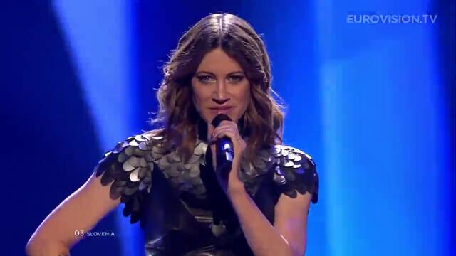 Евровизия 2013 - Словения - Hannah - Straight Into Love [първи полуфинал]