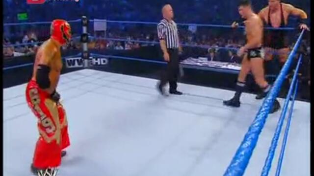 WWE - Jack Swagger And Cody Rhodes vs Rey Mysterio and Big Show [ Бг Аудио ]