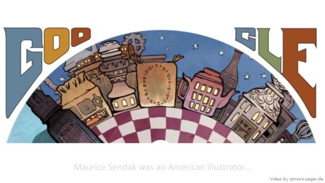 Maurice Sendak Google Doodle with music [HD]