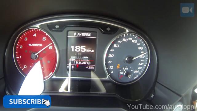 2013 Audi A1 Quattro mtm 380к.с. бързо ускорение 0-225 kmh