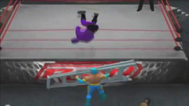 WWE SVR11 - Mistico (Sin Cara) vs. Rey Mysterio Jr. Extreme Rules match 2/2