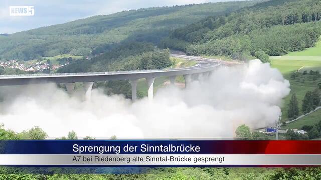 Изумителни Кадри от Взривяване на Мост в Германия!!