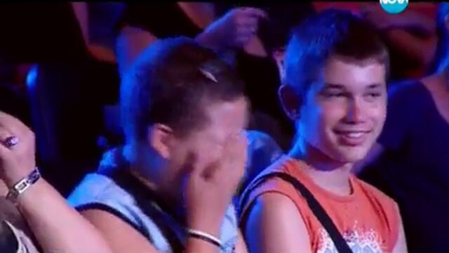 Момчето което изуми журито с ужасният си глас - X Factor 2 Bulgaria (09.09.2013)