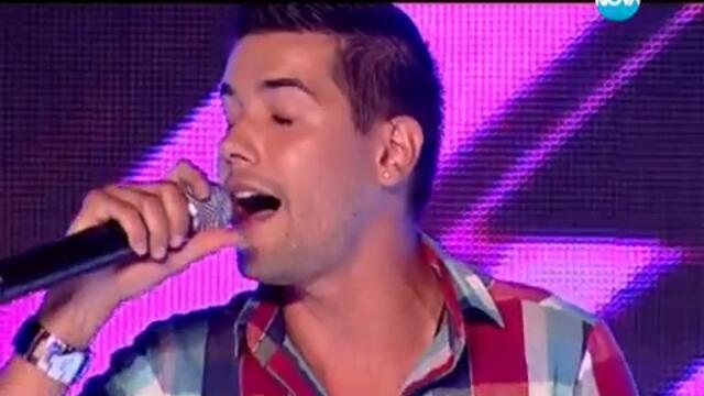 Денислав от Music Idol омая журито - X Factor 2 Bulgaria (09.09.2013)