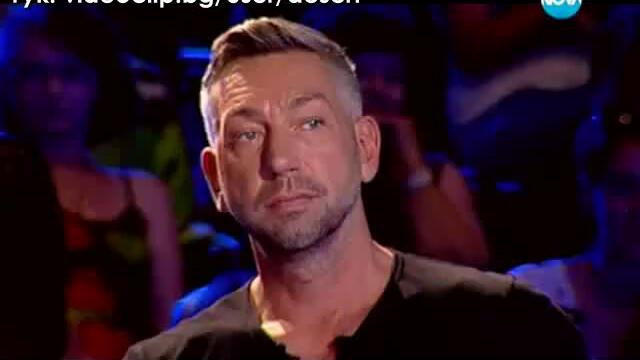 Участник разплака журито от смях - X Factor 2 Bulgaria (17.09.2013)