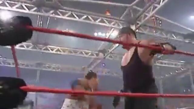 Triple H Vs. The Rock Vs. Undertaker Vs. Rikishi Vs. Kurt Angle Vs. Steve Austin