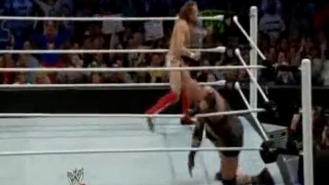 The Wyatt Family пребиват Ryback и Curtis Axel но биват надхитрени от Bryan и Cm Punk - 151113 vs