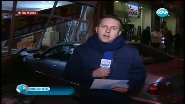 Кола връхлетя в магазин в София