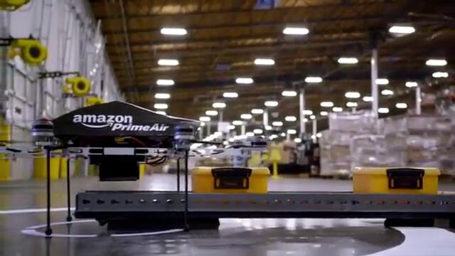 Amazon Prime Air ... въздушна технология доставяща пратки до вашата врата !!!