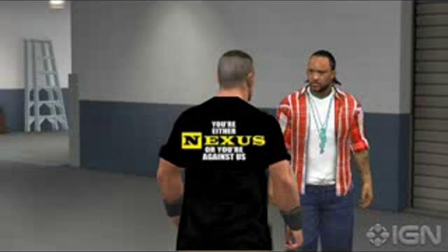 WWE - Svr 2011- John Cena,miz and Dx apart of Nexus