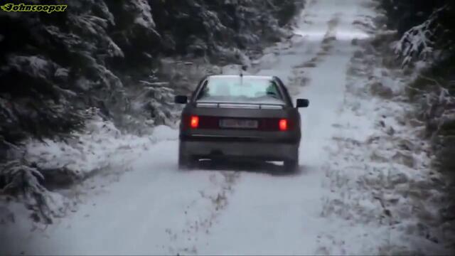 Audi 80 V6 Quattro в снега