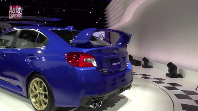 Subaru WRX STi at the Detroit Motor Show 2014 - Auto Express