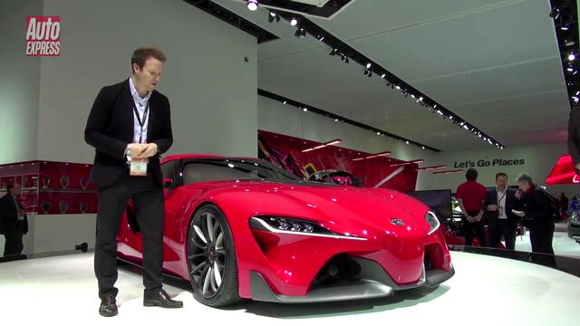 Toyota FT-1 (Supra) at the Detroit Motor Show 2014 - Auto Express