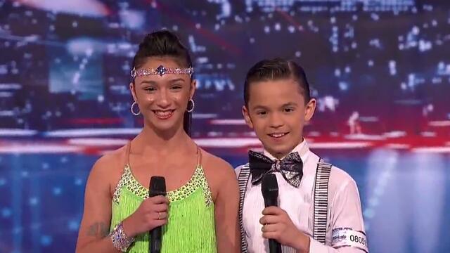 СТРАХОТНИ ХЛАПЕТА! D'Angelo &amp; Amanda  - America's Got Talent 2013