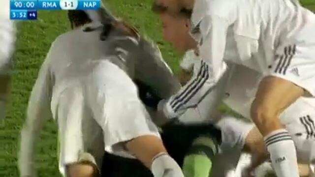 Талант на Реал Мадрид избухна срещу Наполи в младежката шампионска лига !