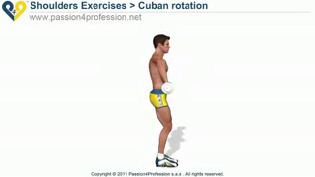 Rotator cuff exercises - Cuban rotation